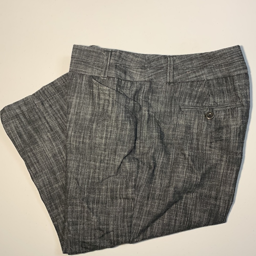 Larry Levine Stretch Black Capri Jeans Size 12P